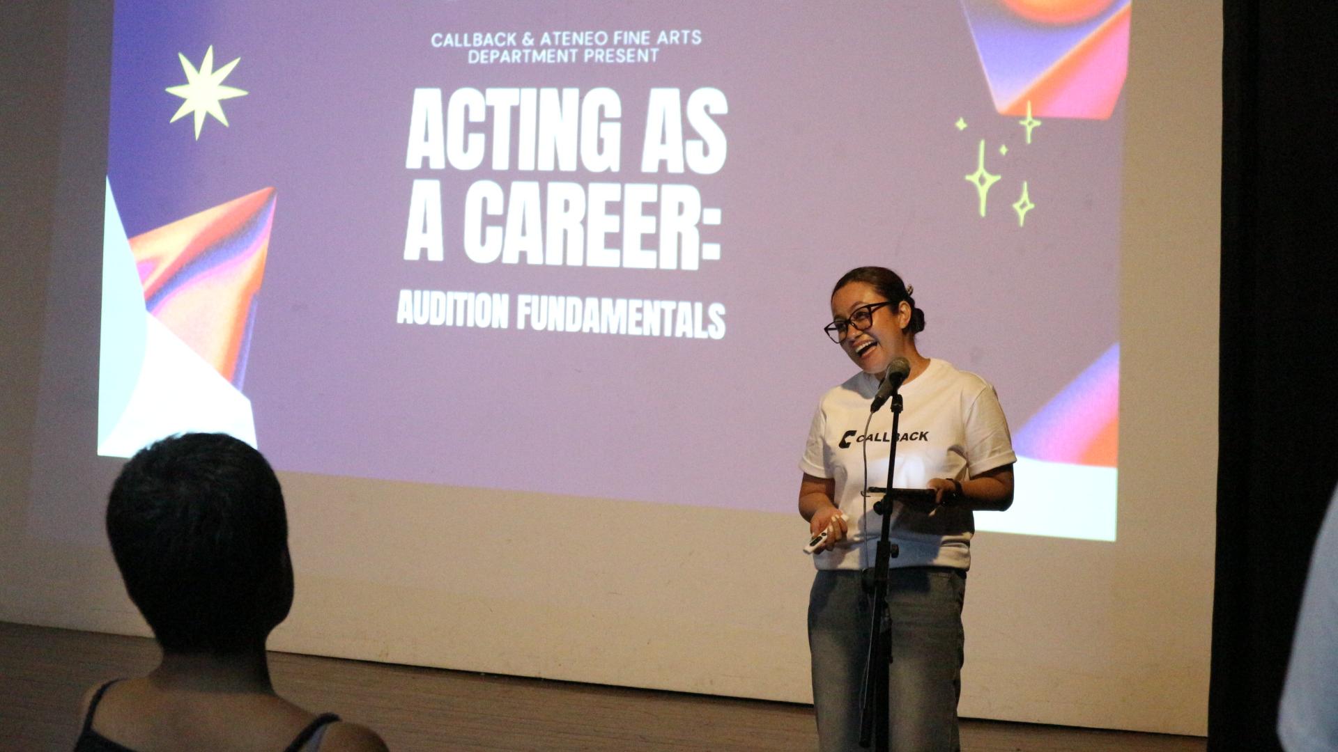 The Acting Gold Rush: Callback's "Acting as a Career" Workshop Inspires Filipino Actors